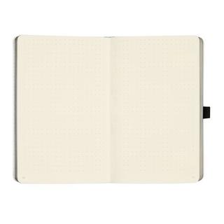 Biella Notizbuch Kompagnon White Trend 2023, 12,5 x 19,5 cm, punktiert  