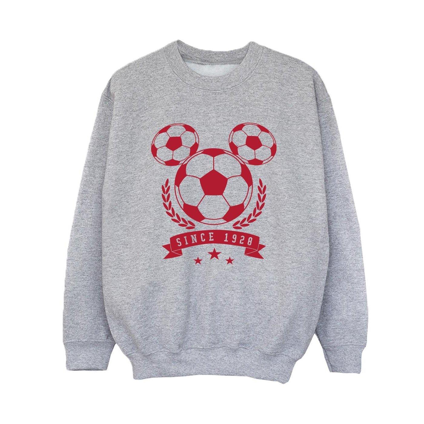 Image of Mickey Football Head Sweatshirt Unisex Grau 152-158