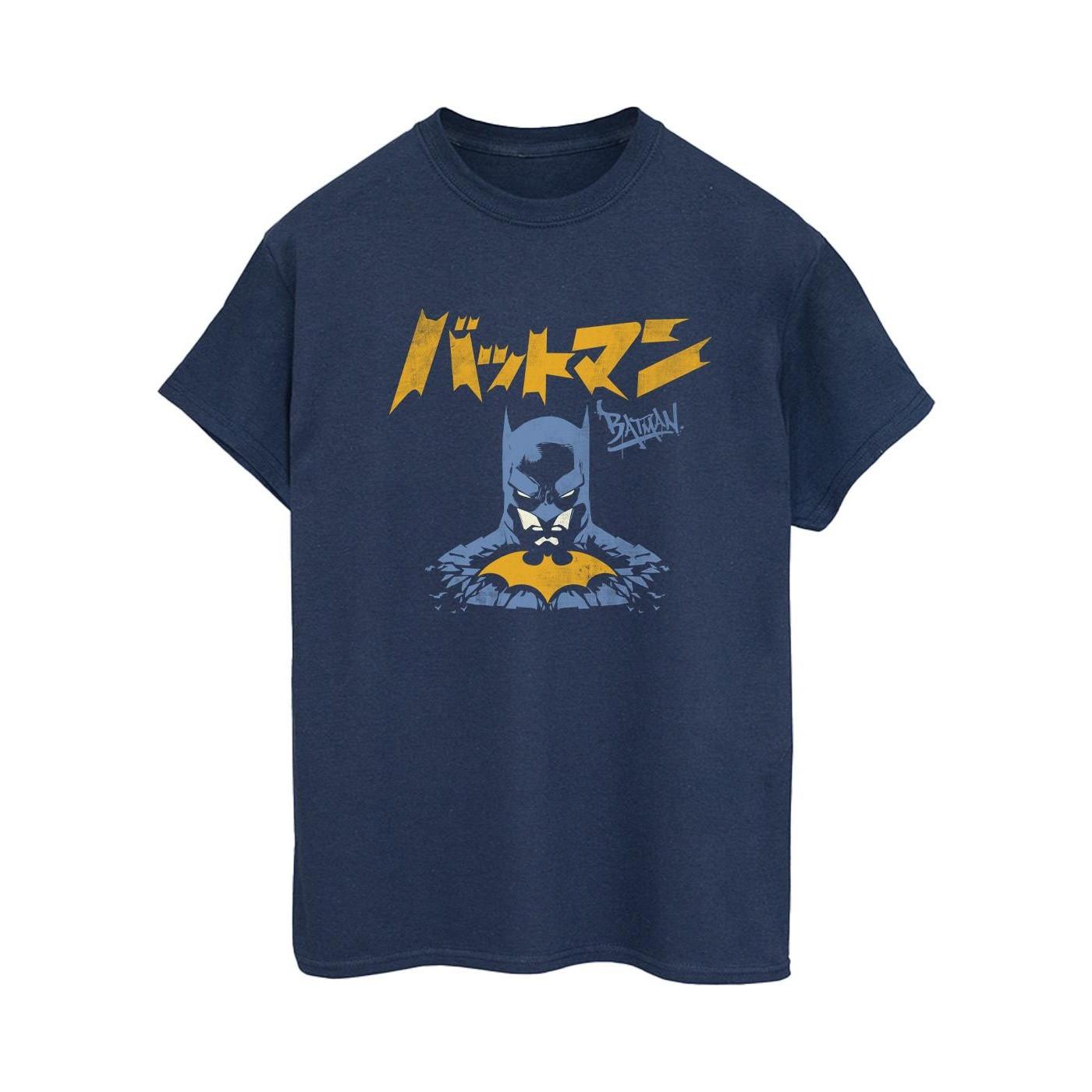 Image of Batman Japanese Stare Tshirt Damen Marine L