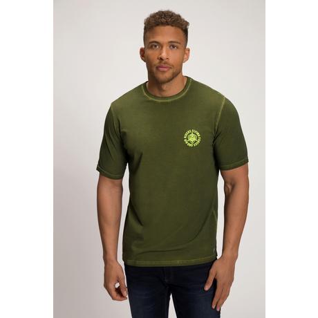 JP1880  T-shirt FLEXNAMIC®, manches courtes, teinture à l'huile, imprimé, jusqu'au 8 XL 