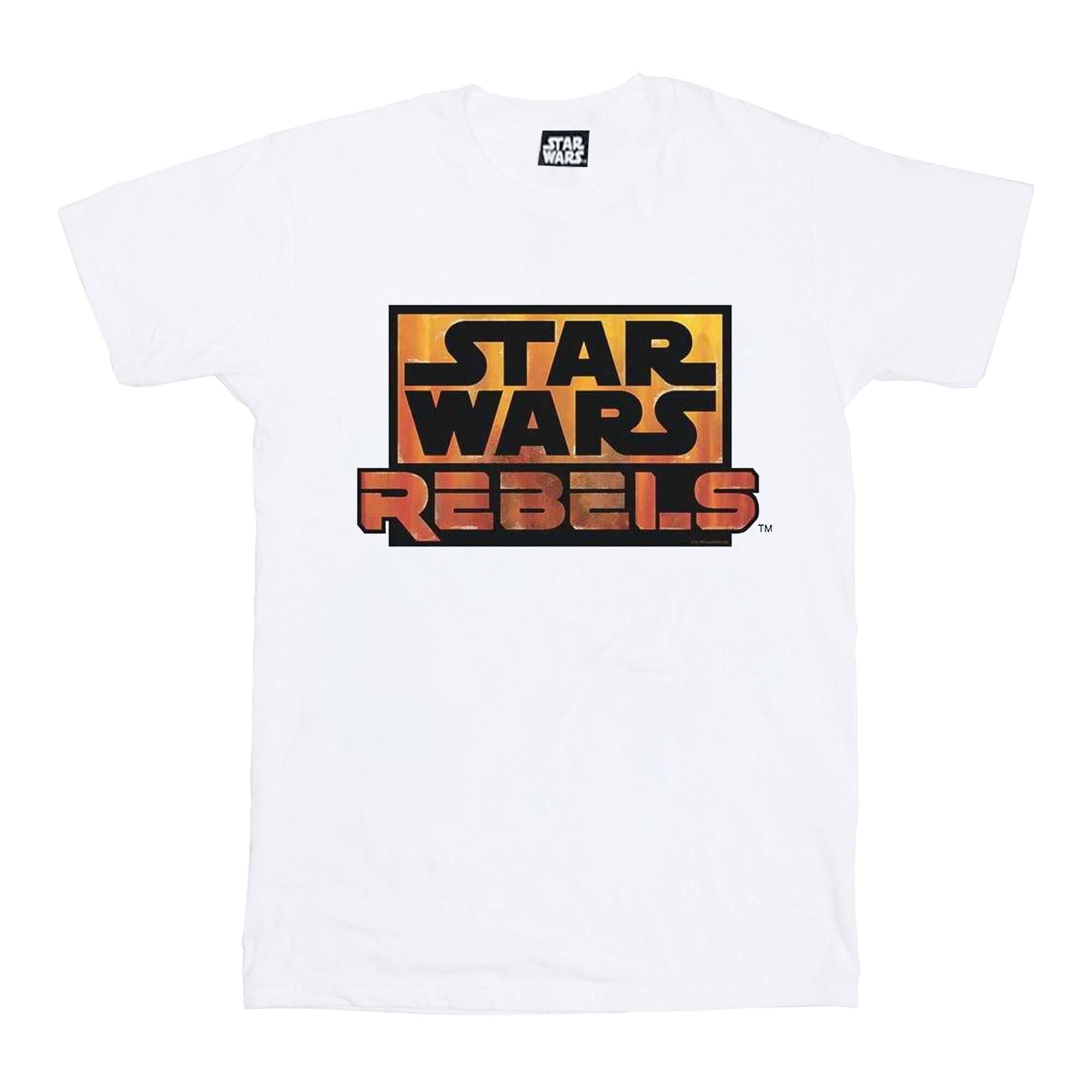 Image of Rebels Logo Tshirt Jungen Weiss 128