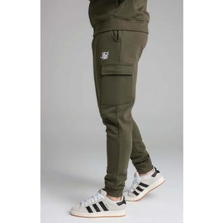 Sik Silk  Sweatpants Khaki Essential Cargo Jogger 