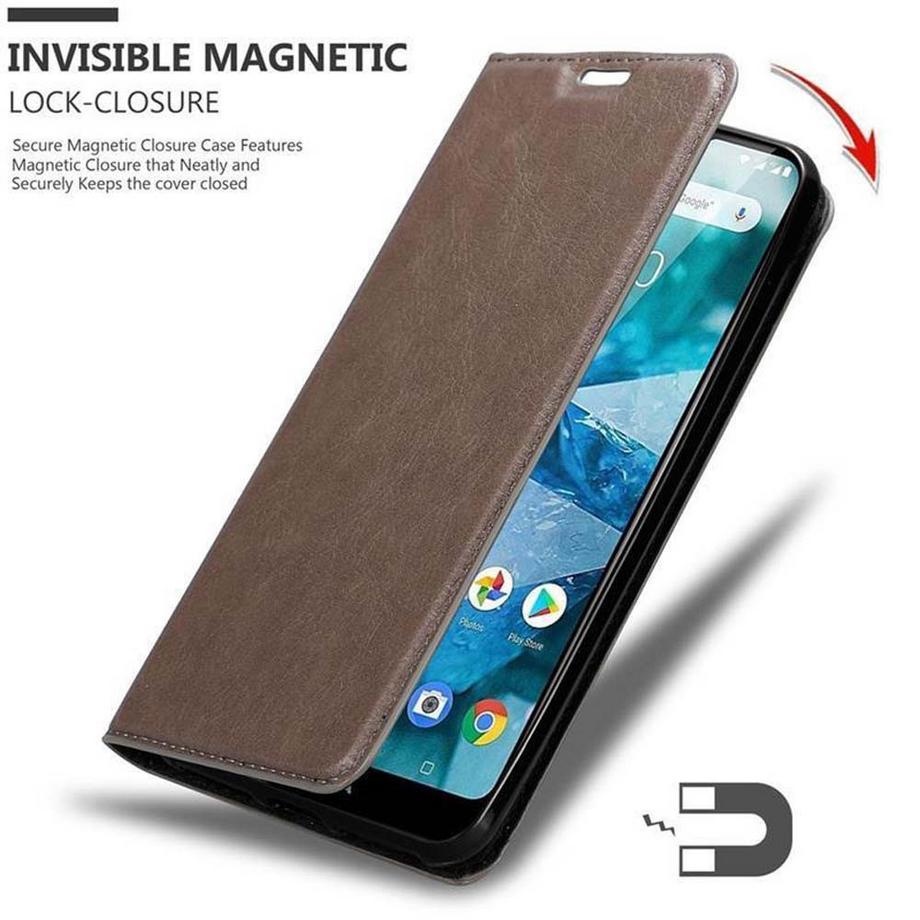 Cadorabo  Hülle für Nokia 7,1 Magnetverschluss, Kartenfach 