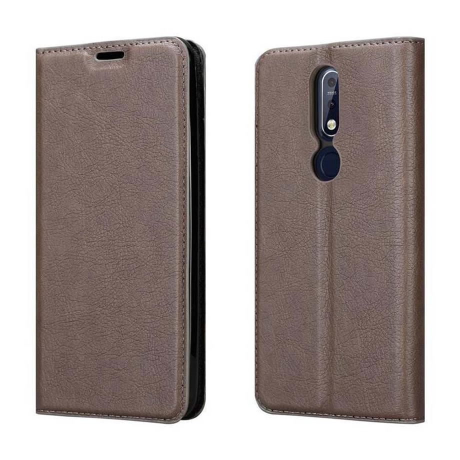 Cadorabo  Hülle für Nokia 7,1 Magnetverschluss, Kartenfach 