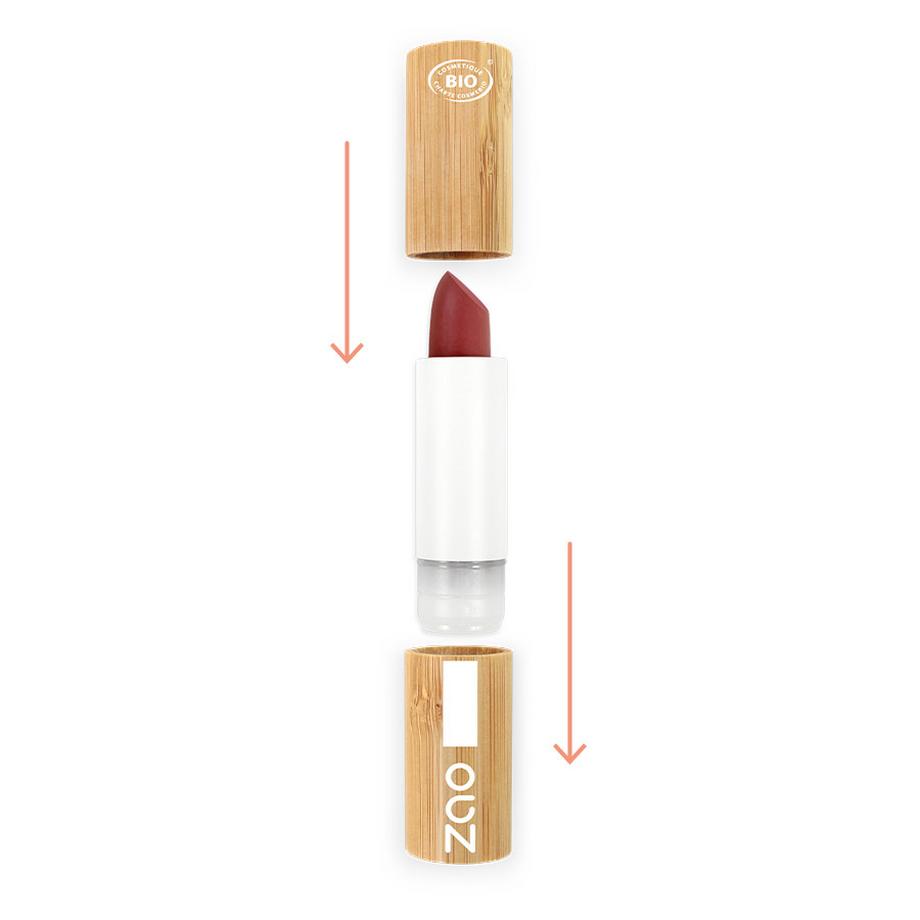 ZAO MAKEUP  Cocoon Lippenstift - Bio-zertifiziert, vegan und nachfüllbar 