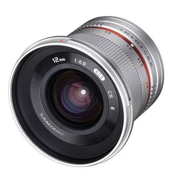 Samyang 12mm 1: 2,0 NCS CS Silber (M4/3)