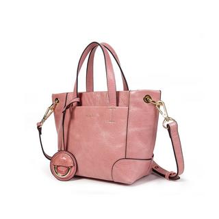 Kate Lee  Petit sac porté main ou bandoulière en cuir Tane couleur rose 