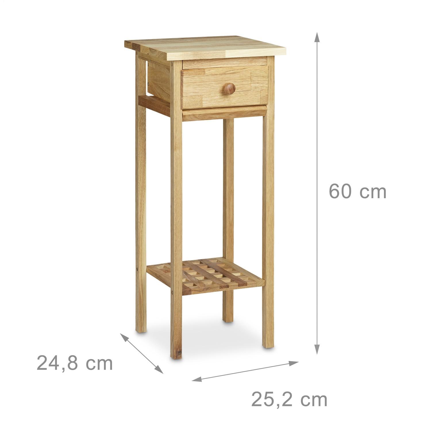B2X Tavolino da telefono in noce  