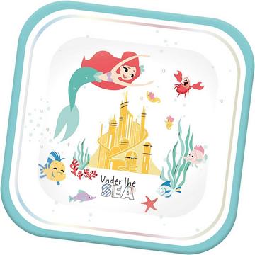 Quadratisch PartyTeller Under The Sea, Papier 4erPack
