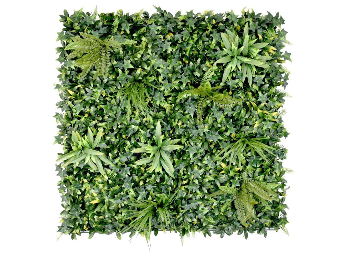 Image of Wandpaneel Aus Kunstpflanzen - 1 Pack: 1 M² - Grün - Delvin Unisex Grün ONE SIZE