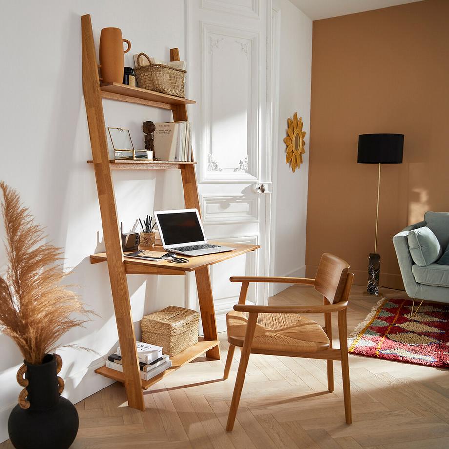 La Redoute Intérieurs Étagère murale bureau en chêne  