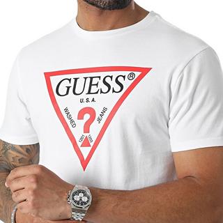 GUESS Basic Classic Triangle Logo T-Shirt  
