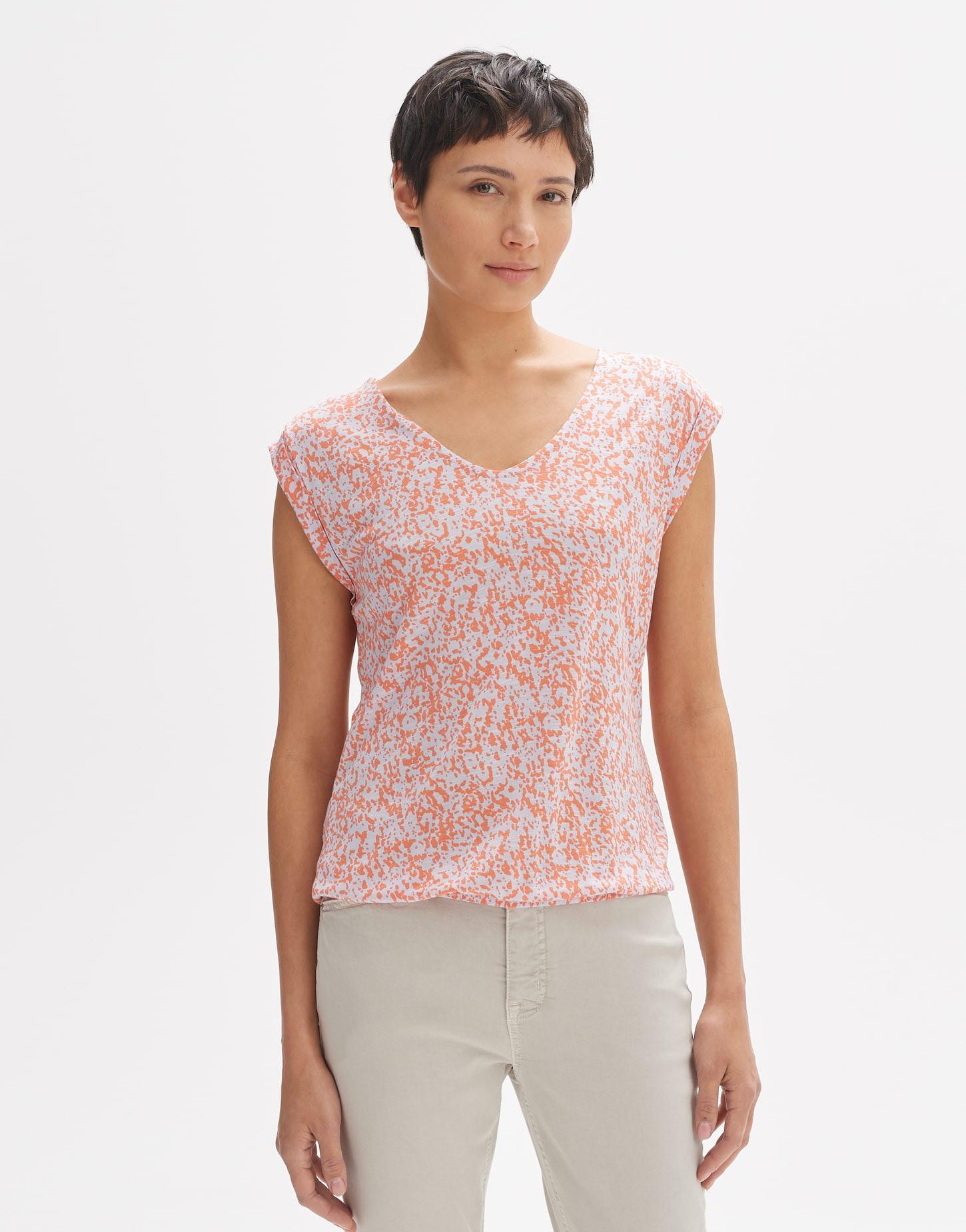 Image of Print-shirt Sosso Damen Lavendel 38