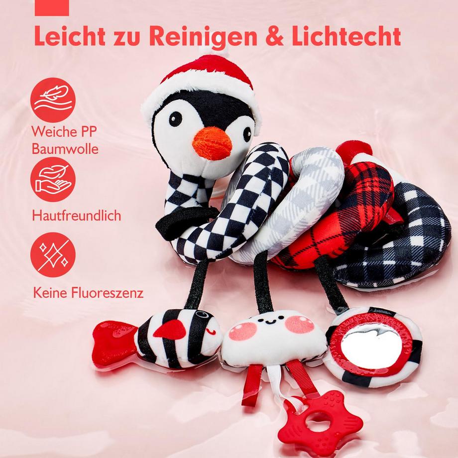 Activity-board  Kinderwagenspielzeug Kinderwagenkette Babyspielzeug Autositzspielzeug Für den Autositz des Babys 