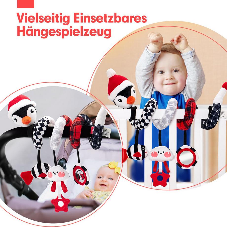 Activity-board  Kinderwagenspielzeug Kinderwagenkette Babyspielzeug Autositzspielzeug Für den Autositz des Babys 