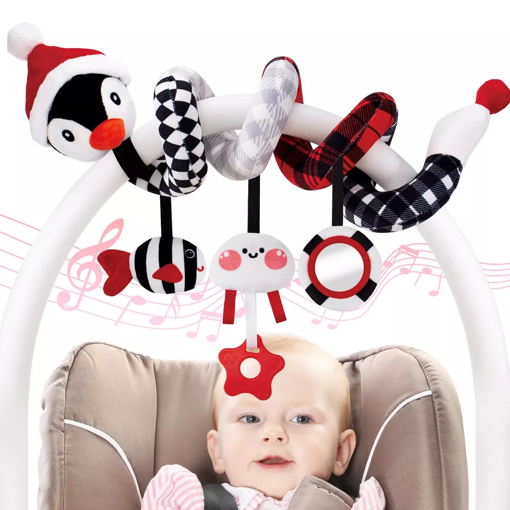Activity-board - Kinderwagenspielzeug Kinderwagenkette Babyspielzeug Autositzspielzeug Für den Autositz des Babys, One Size, Multicolor