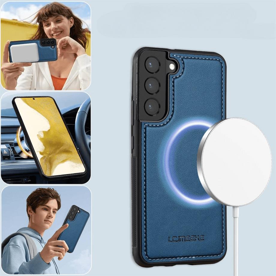 Cover-Discount  Galaxy S25+ Plus - LC.IMEEKE serie L2 custodia portafoglio divisibile 