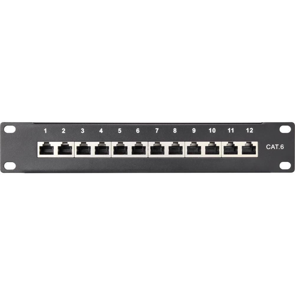 Renkforce  Patchpanel 12 Port 10″ CAT6 