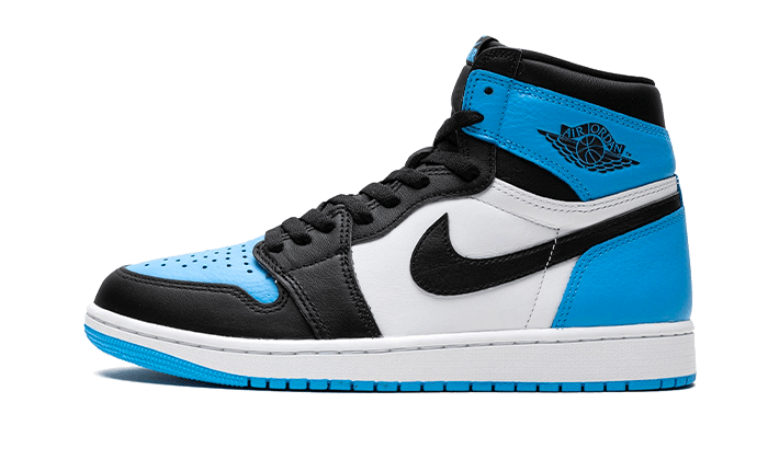 Image of Air Jordan 1 Retro High Og Unc Toe (2023) (gs) Herren Blau 36