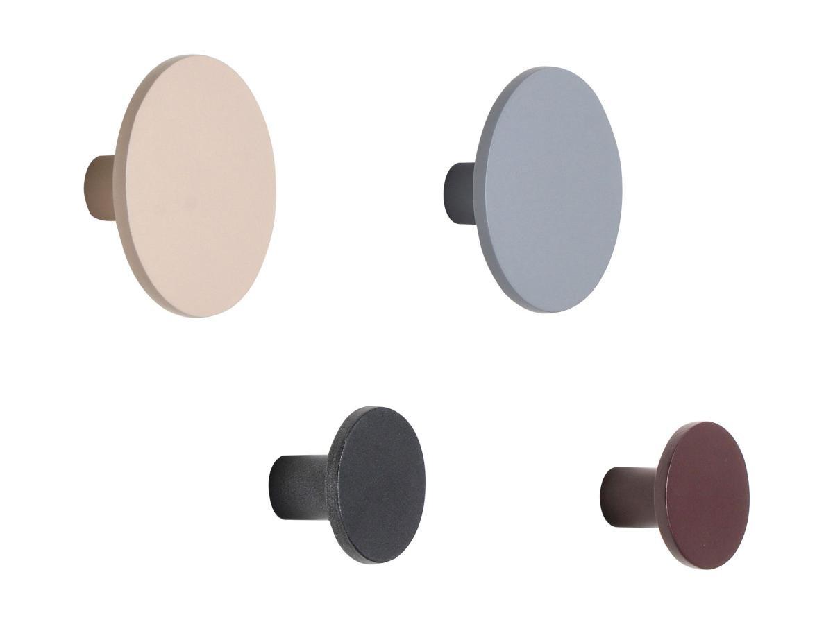 Image of 4er-Set Wandaufhänger - Metall - Mehrfarbig - CAMONINA 4er-Set Wandaufhänger - Metall - Mehrfarbig - CAMONINA