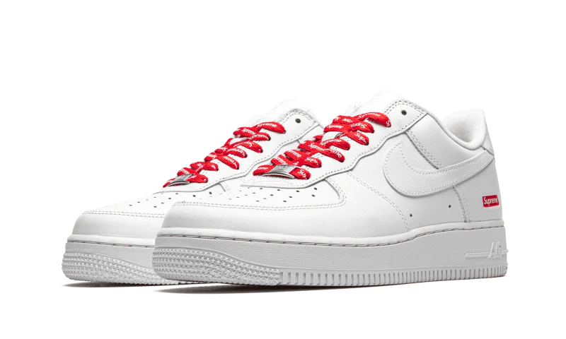 Image of Air Force 1 Low White Supreme Damen Schneeweiss 45
