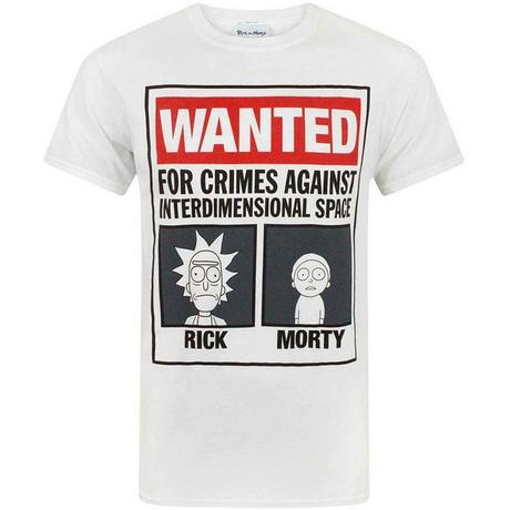 Rick And Morty  Tshirt WANTED 