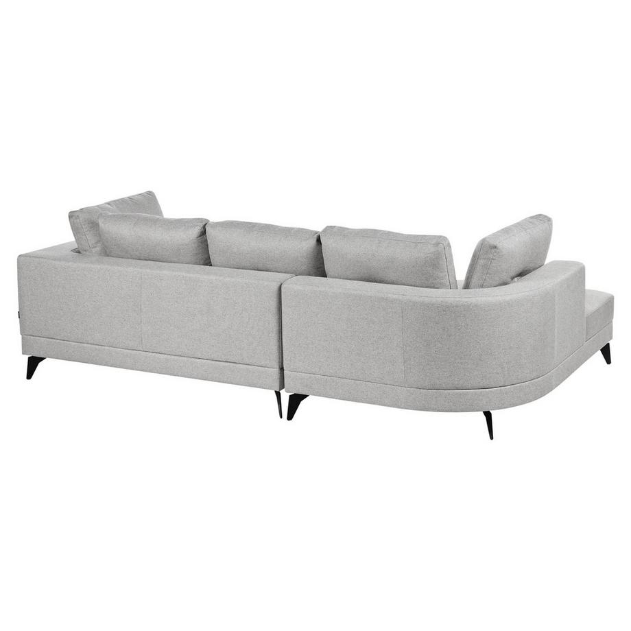 Beliani Ecksofa aus Kunstleinen Minimalistisch MARUM  