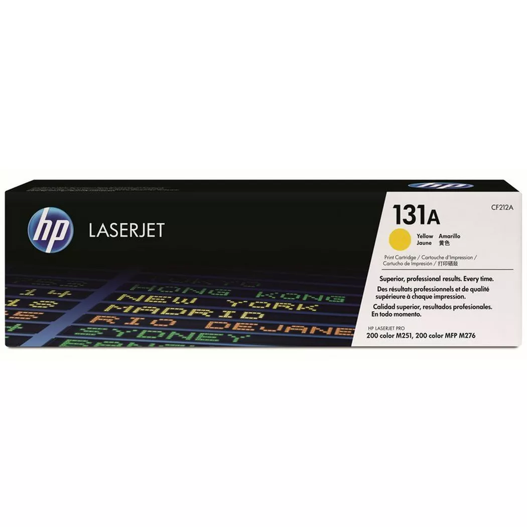 Hewlett-Packard – HP Toner-Modul 131A yellow CF212A LJ Pro 200 M276 1800 Seiten, Schwarz, One Size