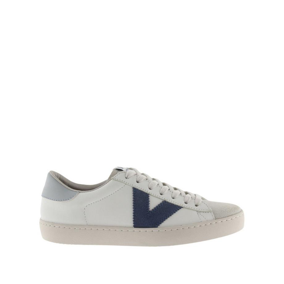 baskets en cuir berlin constraste