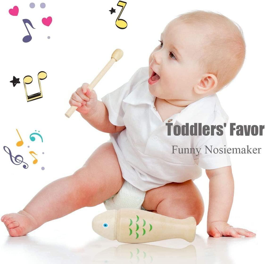 Activity-board  Set d'instruments de musique pour enfants, set de percussions en bois Schlagwerk Rhythm 