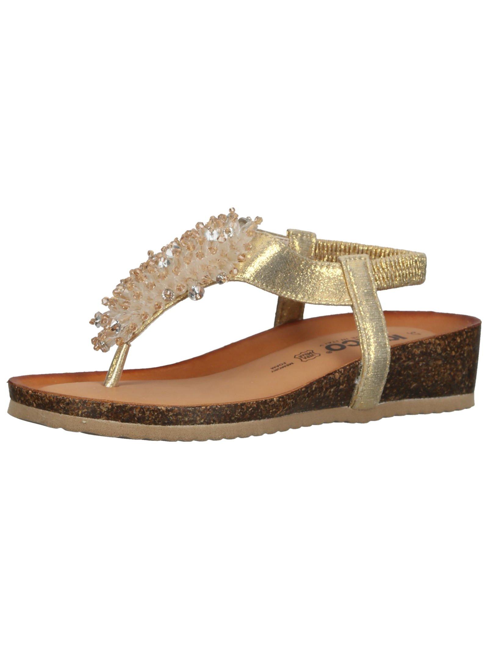 Image of Sandalen Damen Gold 39