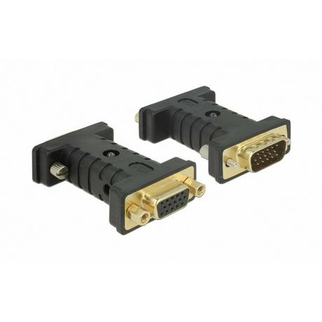 DeLock  DeLOCK 63326 adattatore per inversione del genere dei cavi VGA (D-Sub) VGA (D-Sub) + USB Nero 