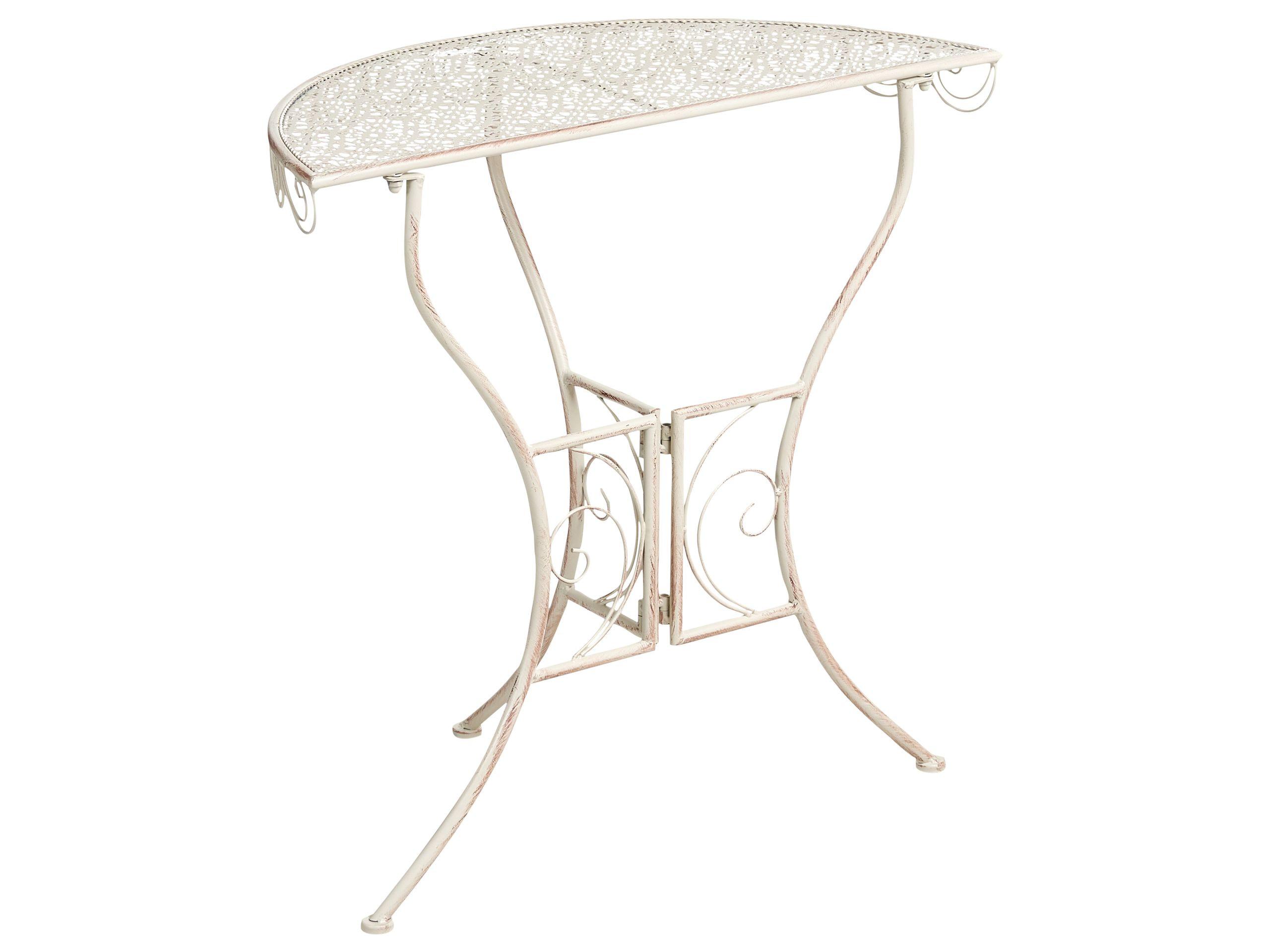 Beliani Table bistrot en Métal Rétro JUINA  