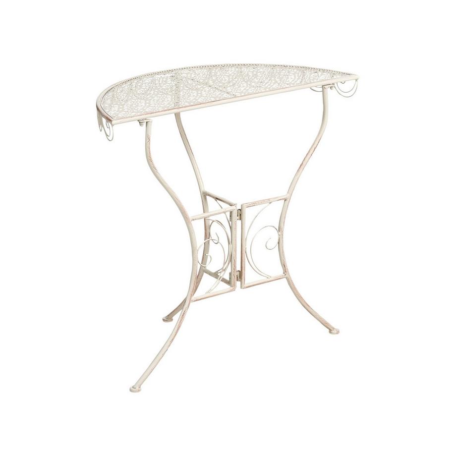 Beliani Outdoor Bistrotisch aus Eisen Retro JUINA  