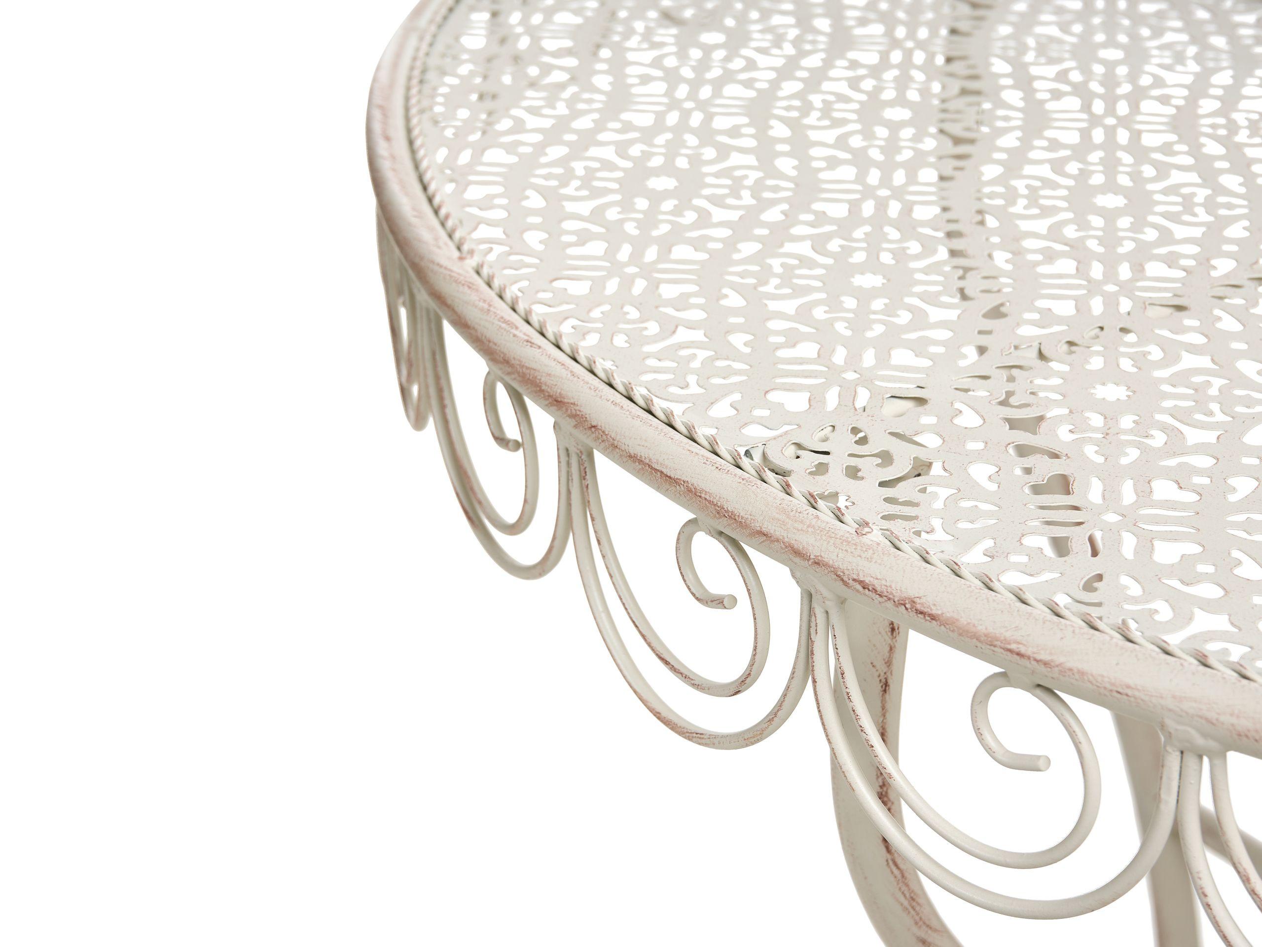 Beliani Table bistrot en Métal Rétro JUINA  