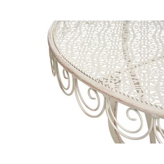 Beliani Table bistrot en Métal Rétro JUINA  