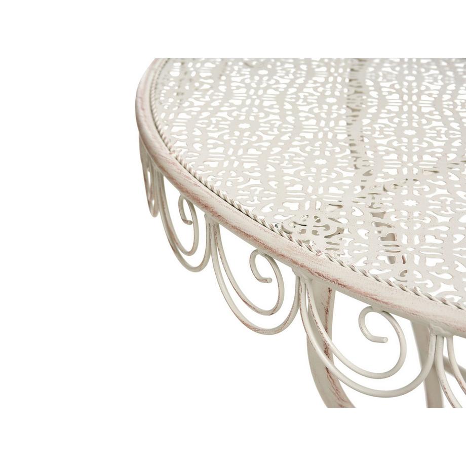 Beliani Outdoor Bistrotisch aus Eisen Retro JUINA  