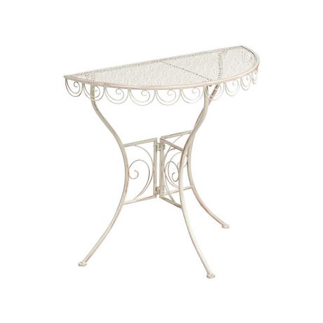 Beliani Table bistrot en Métal Rétro JUINA  