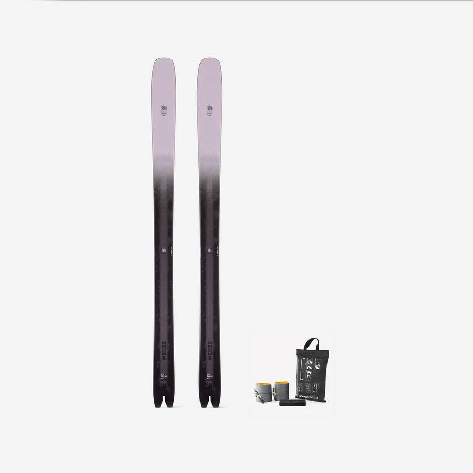 Sci alpinismo leggero legno e carbonio