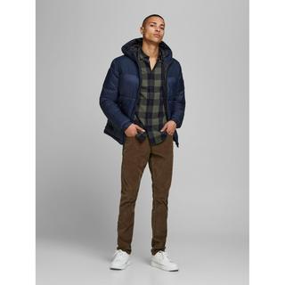 JACK & JONES Camicia Egingham Twill a Quadri  