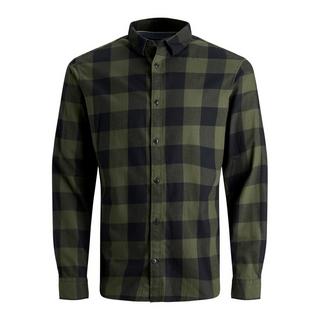 JACK & JONES Camicia Egingham Twill a Quadri  
