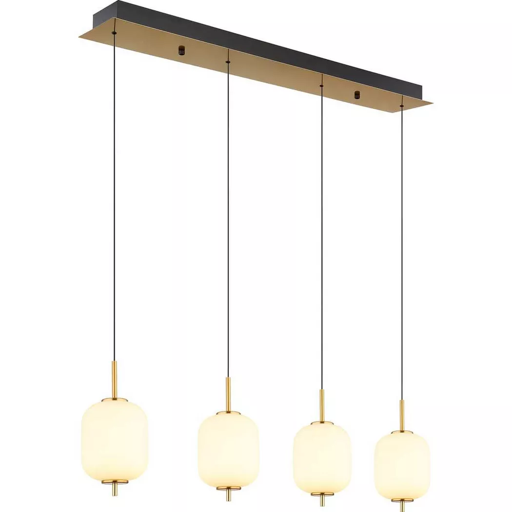 mutoni light – Hängeleuchte Ewald II Metall messing LED, One Size