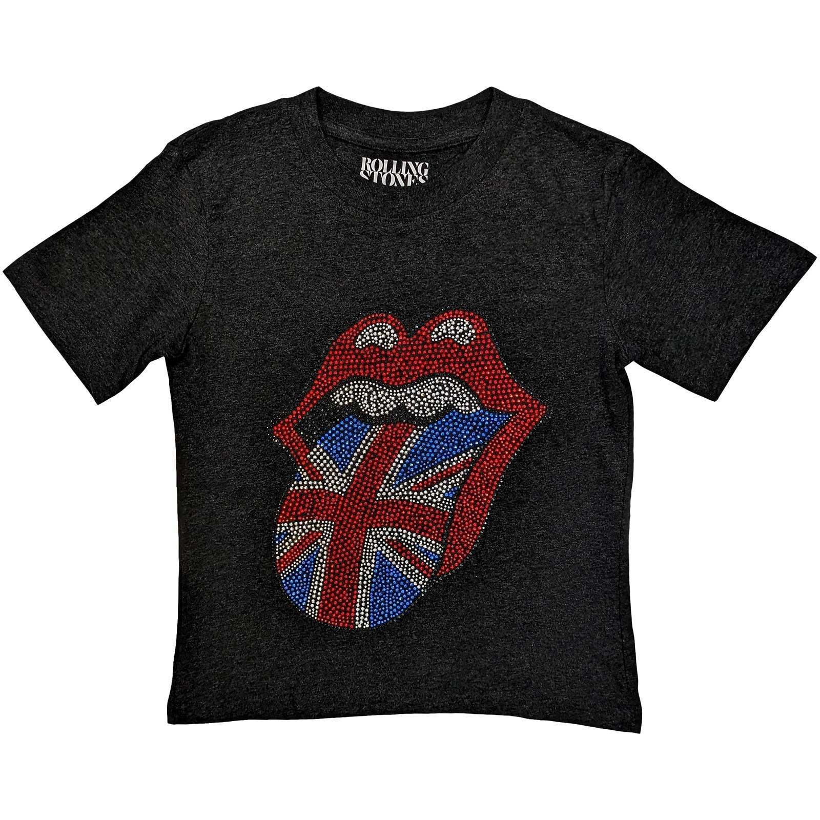 Image of British Tshirt Verziert Jungen Schwarz 116