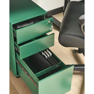 Beliani Armadietto da ufficio en Acciaio Moderno BOLSENA  