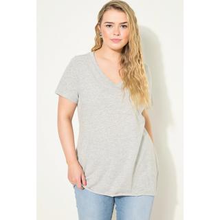 Studio Untold  T-Shirt, Wide Classic Fit, V-Ausschnitt, Halbarm 