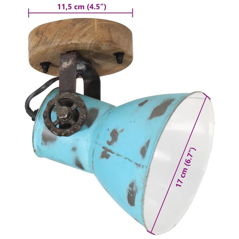 VidaXL Lampe murale fer  