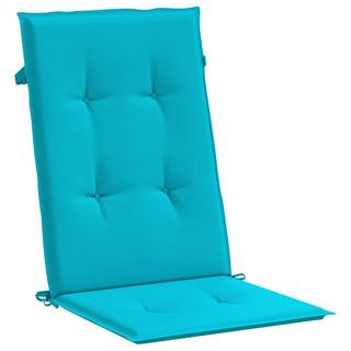 VidaXL Coussin de chaise à dossier haut tissu  