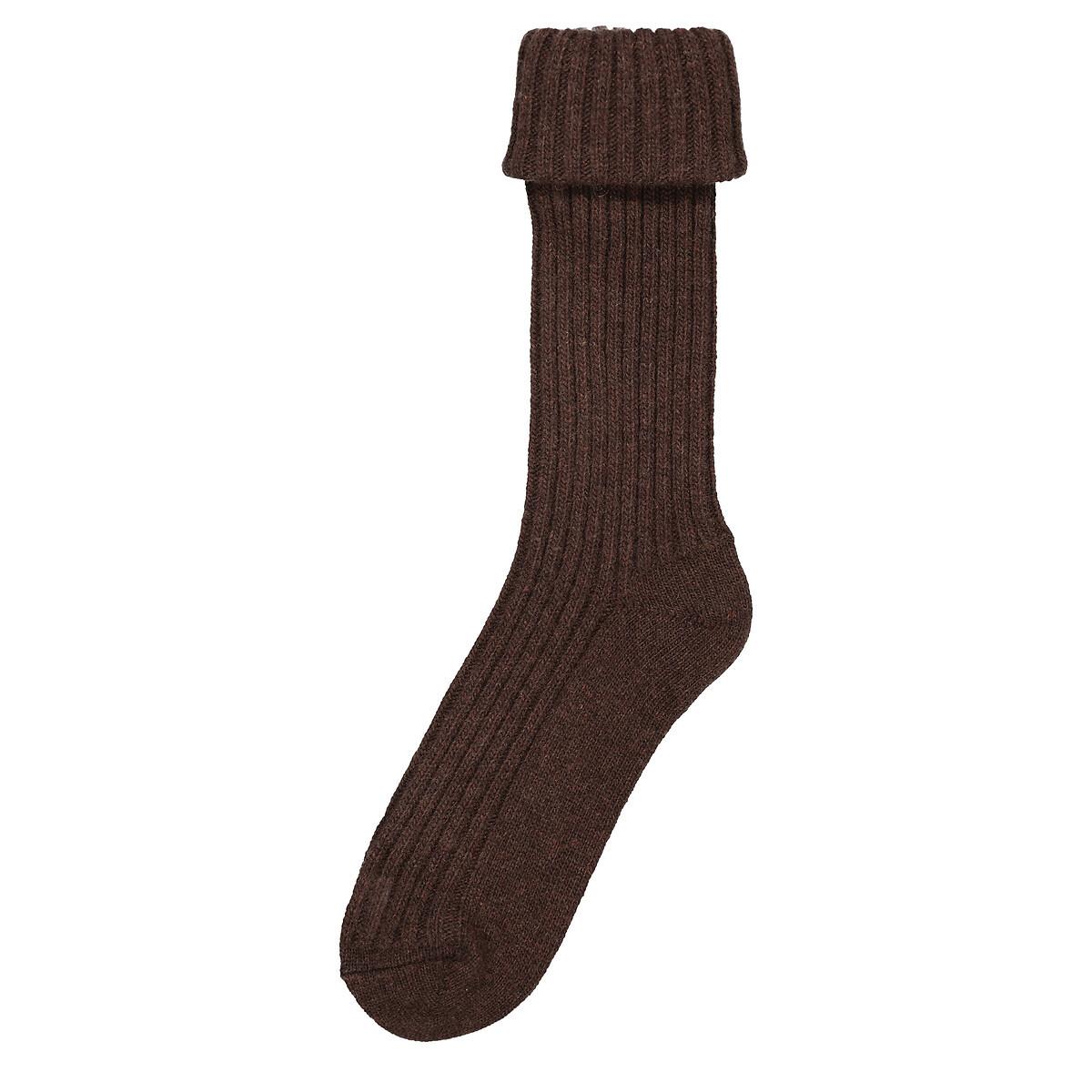 Image of Warme Socken Cocooning Damen Braun 35/41