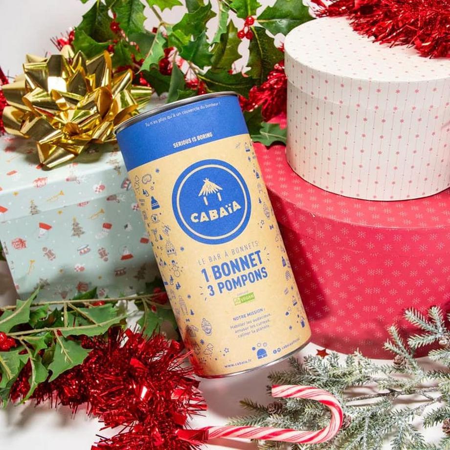 CABAIA Milky Kids Berretto Lavorato a Maglia con Pompon Intercambiabili  