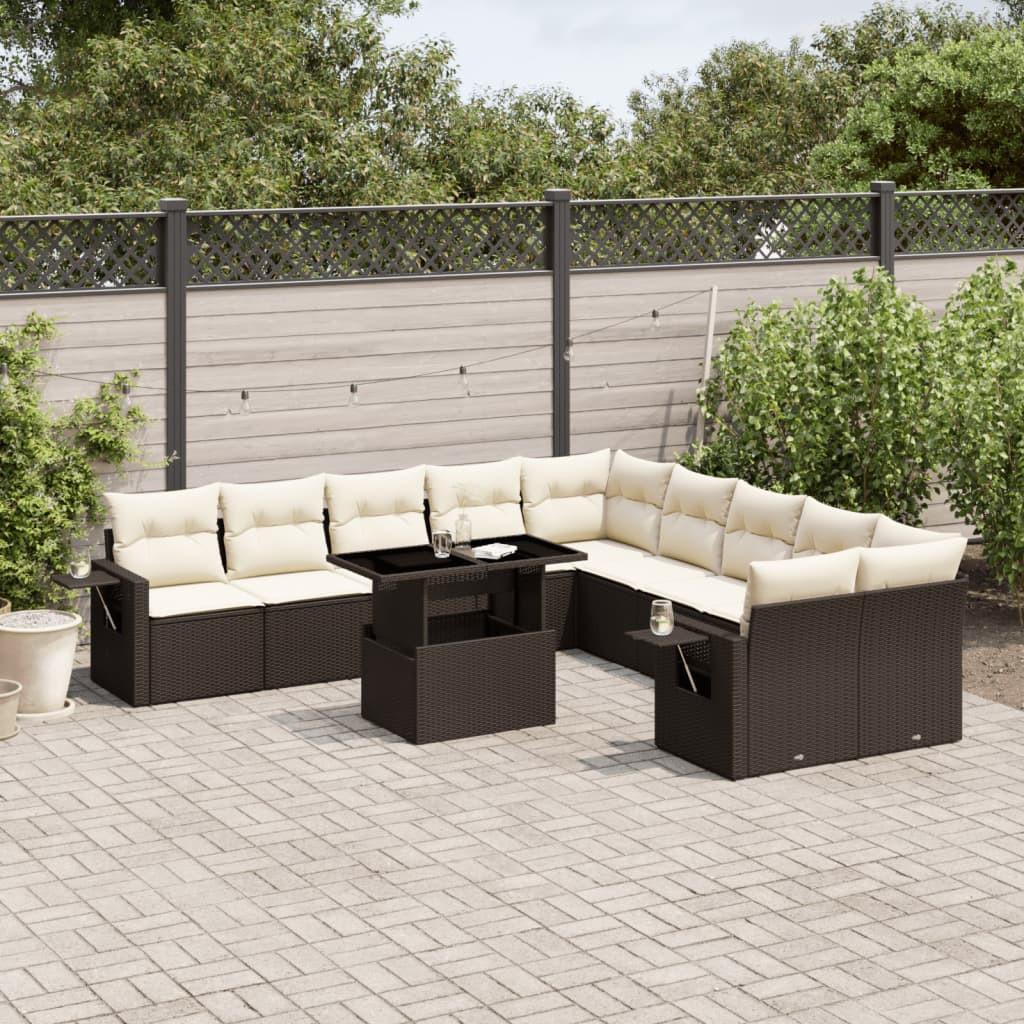 VidaXL Garten sofagarnitur poly-rattan  